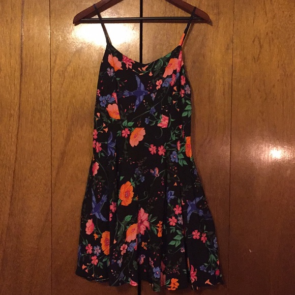 Floral print black dress! - Picture 3 of 5